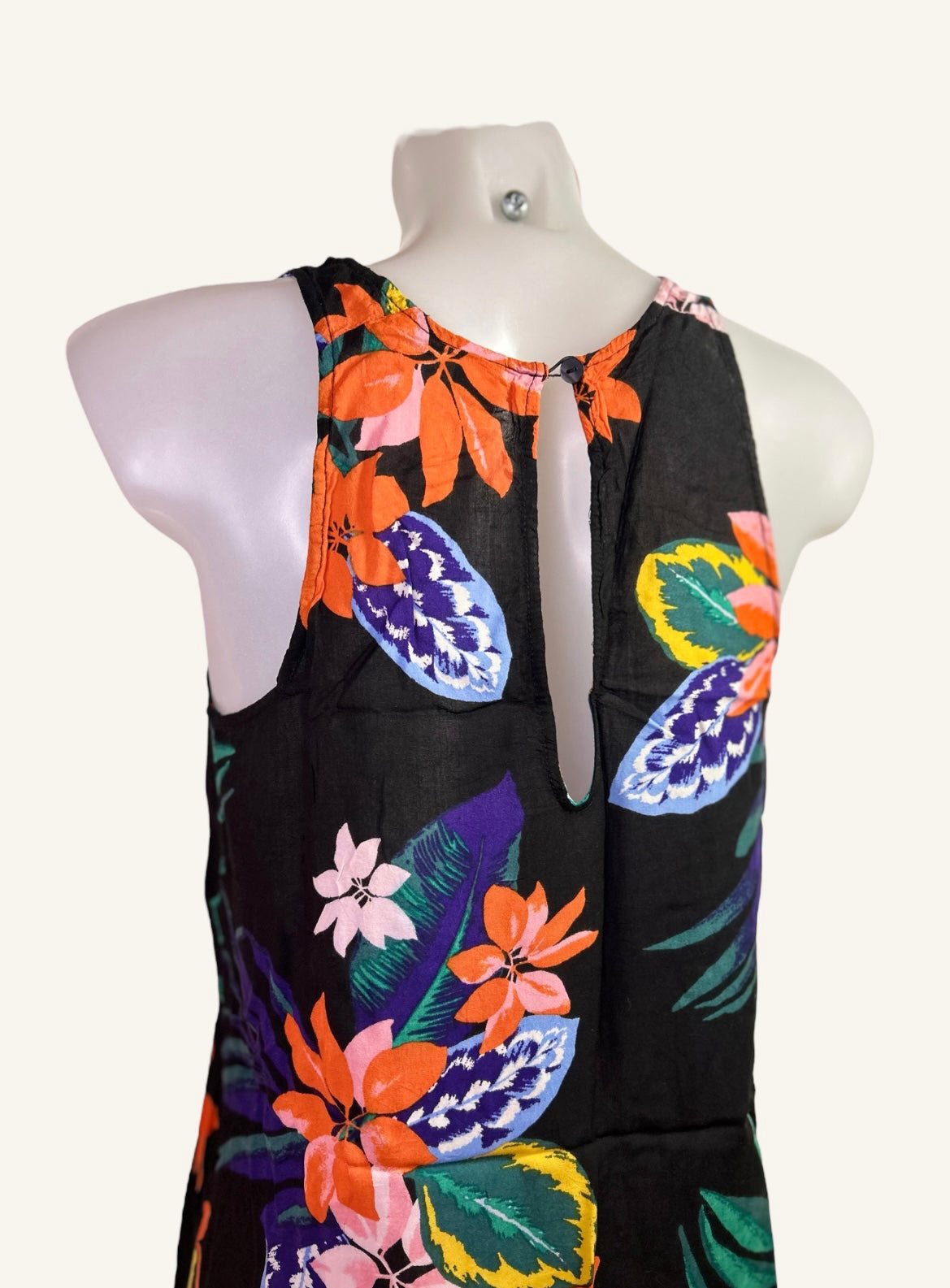 HAUT SANS MANCHE FLEURI - OLD NAVY