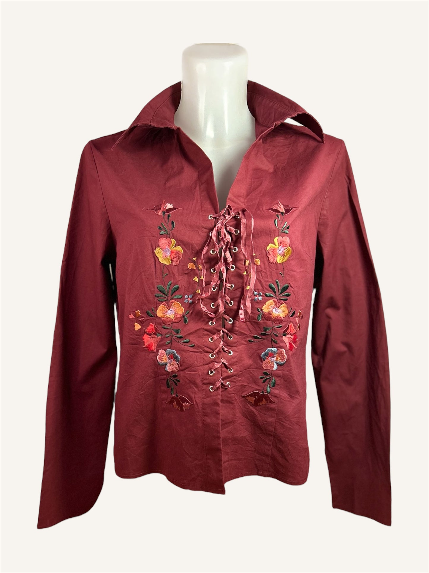 CHEMISE BRODÉE FLEURIE - LE CHÂTEAU