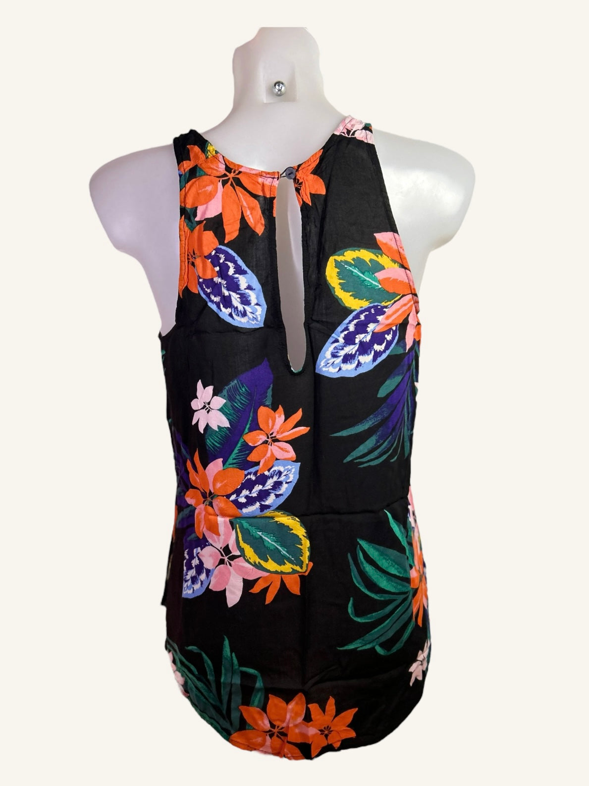 HAUT SANS MANCHE FLEURI - OLD NAVY