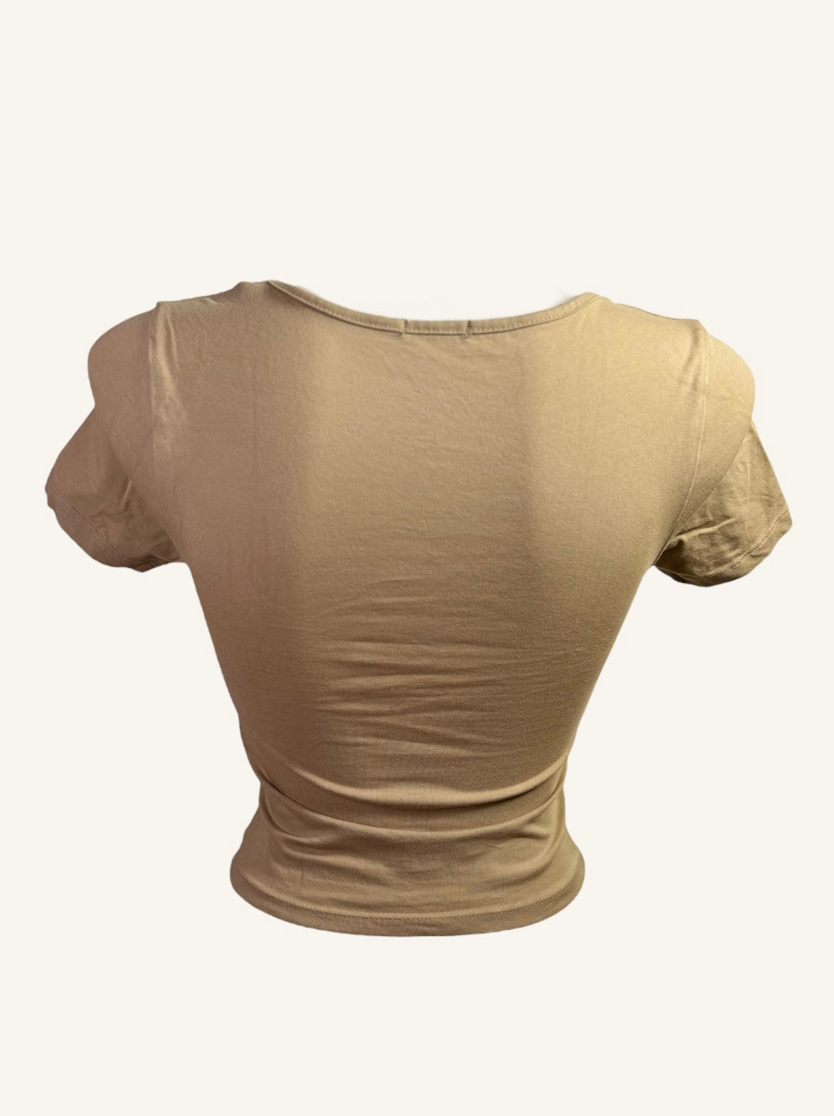 T-SHIRT À COL CARRÉ DÉCONTRACTÉ - STRADIVARIUS