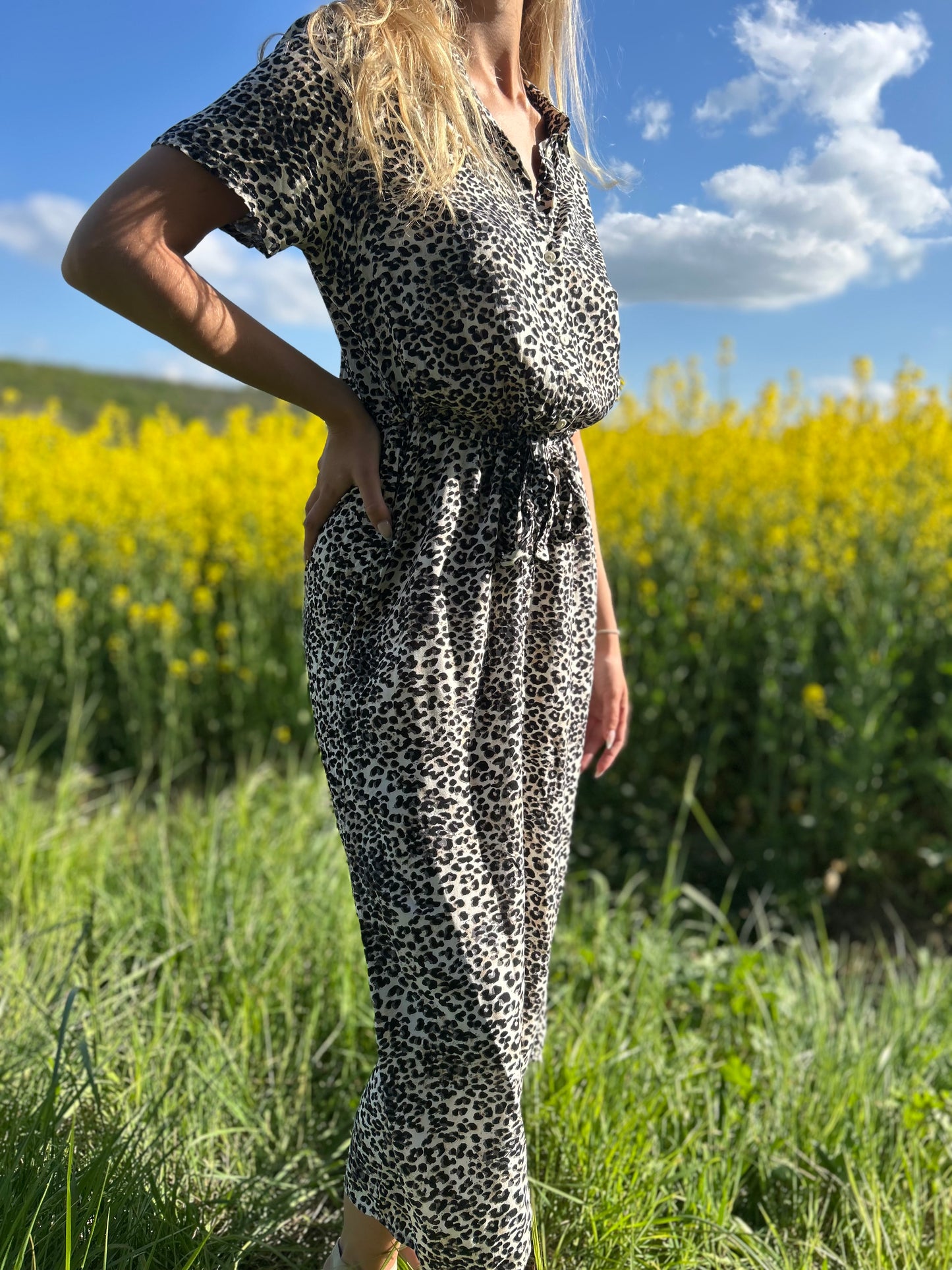 ROBE LONGUE FENDUE - VERO MODA