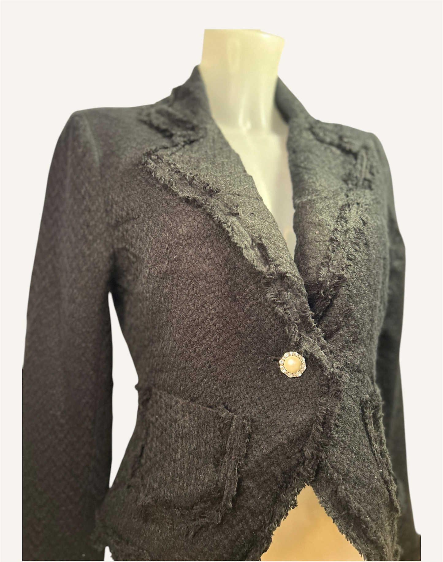 BLAZER À POCHE ET BOUTONS NACRÉS - LIPSTICK