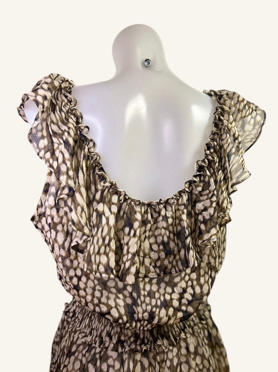 BLOUSE CINTRÉE SANS MANCHES - ALLEN B