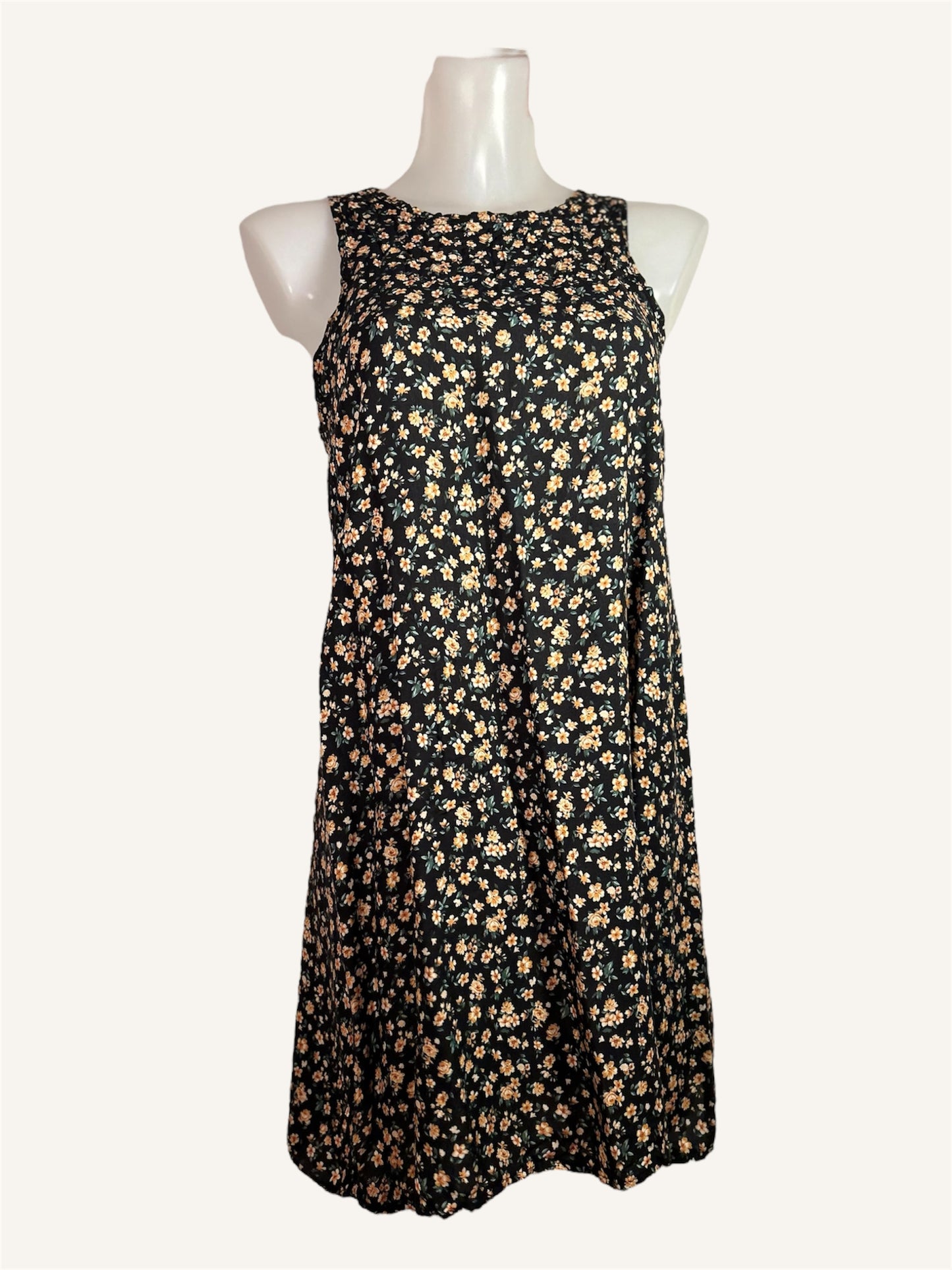 ROBE SANS MANCHE FLEURIE - ZEBRA