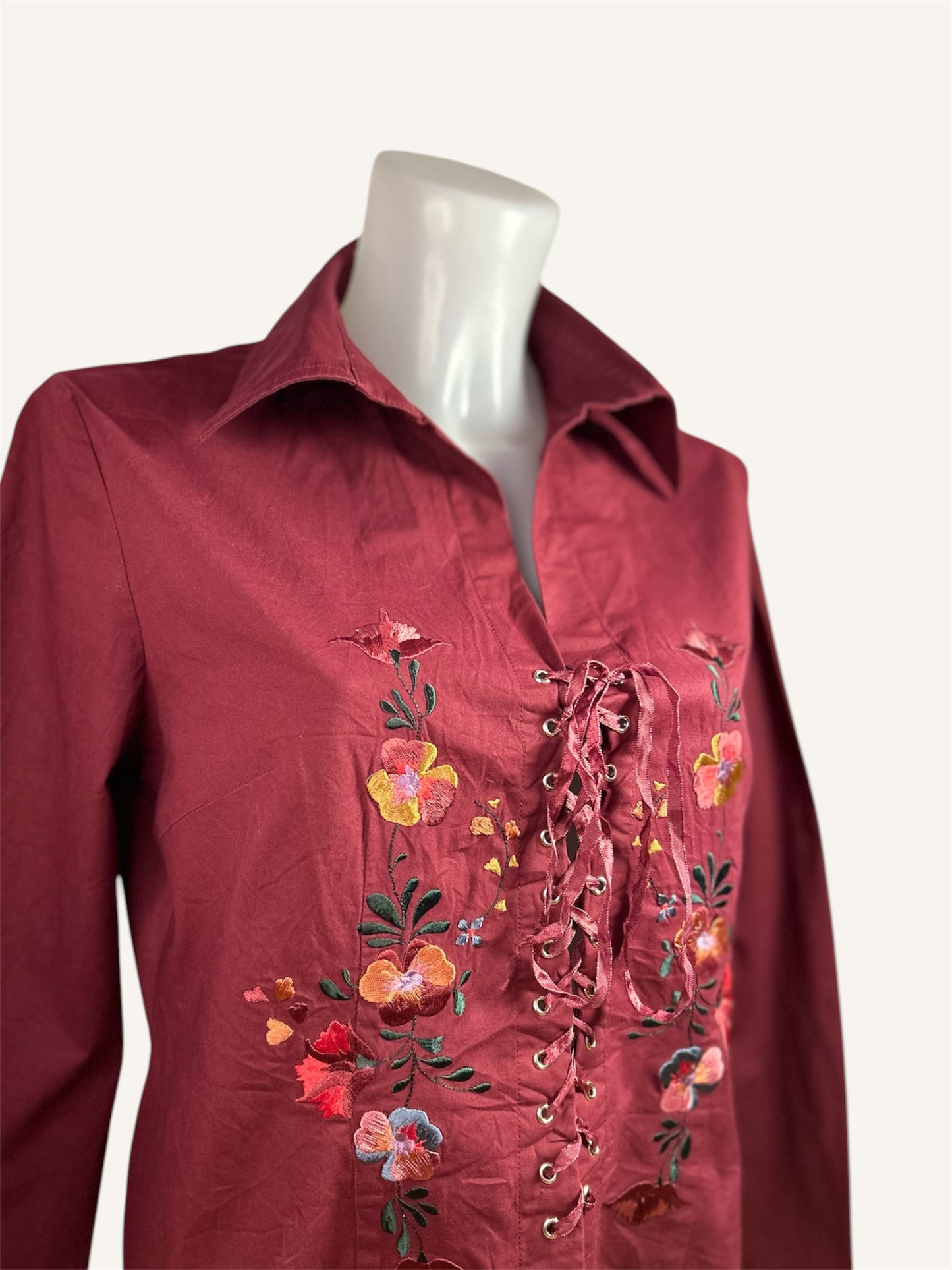 CHEMISE BRODÉE FLEURIE - LE CHÂTEAU