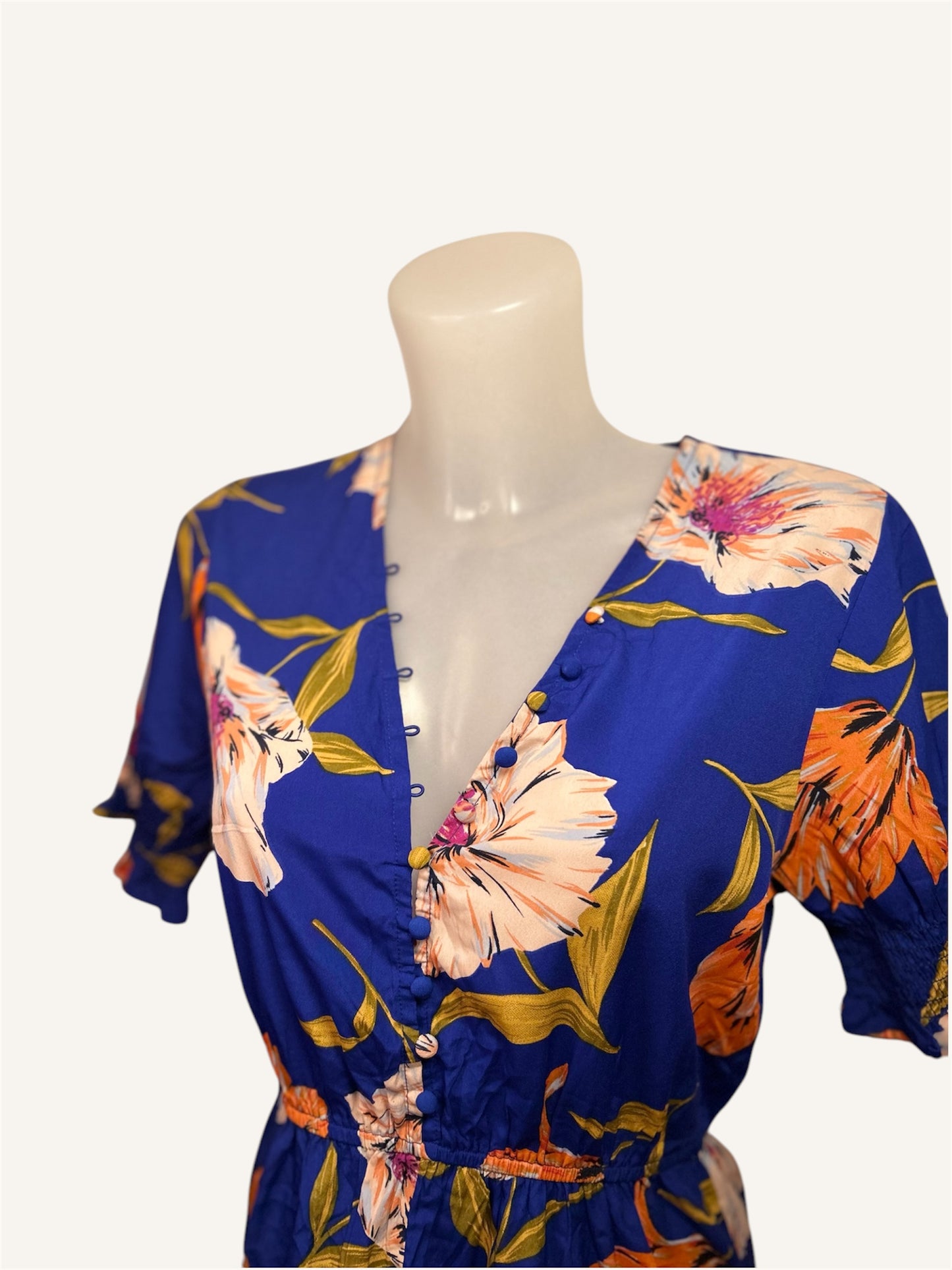 ROBE MI-LONGUE FLEURIE - INFLUENCE