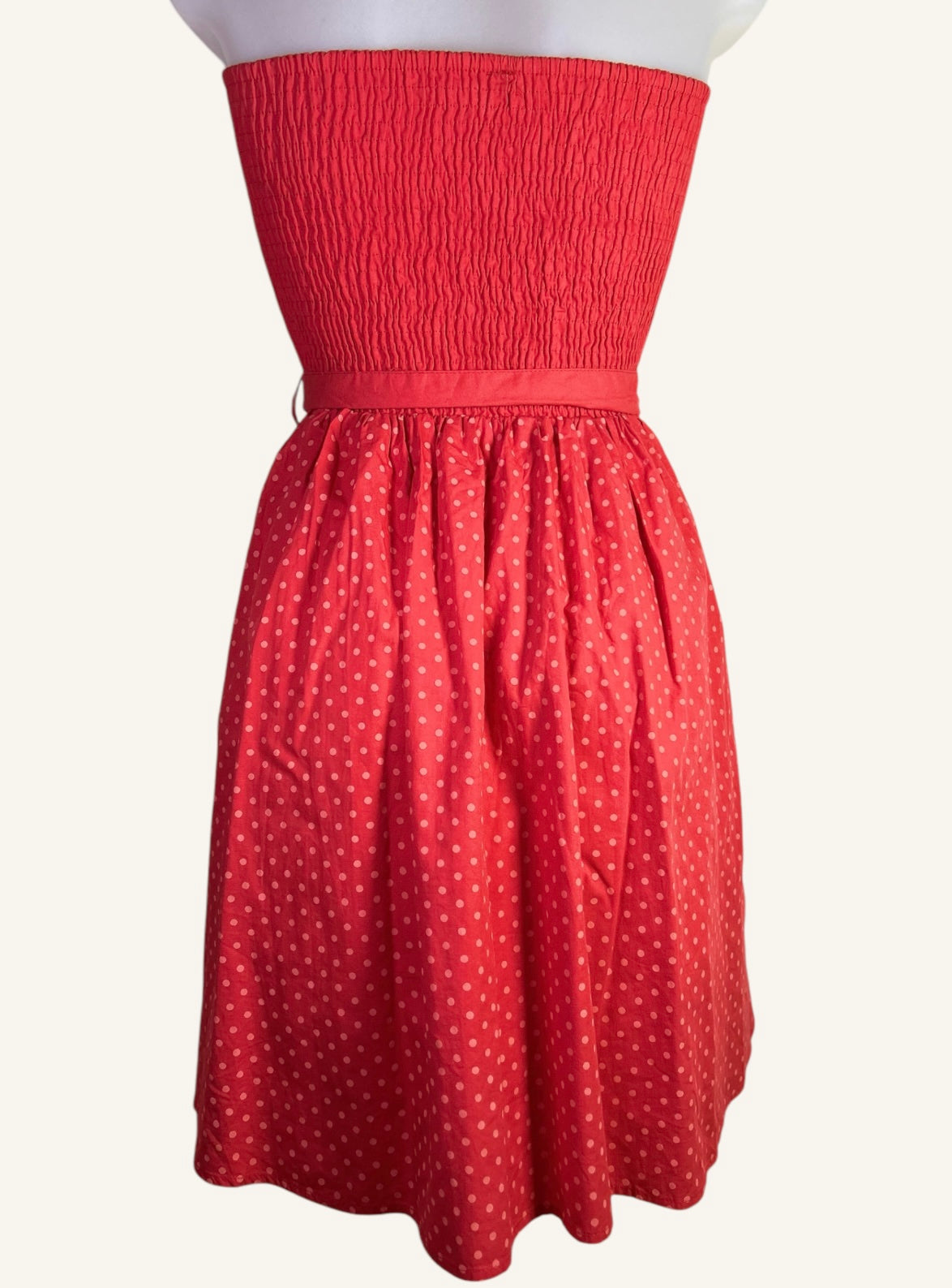 ROBE BUSTIER À POIS - NAF NAF