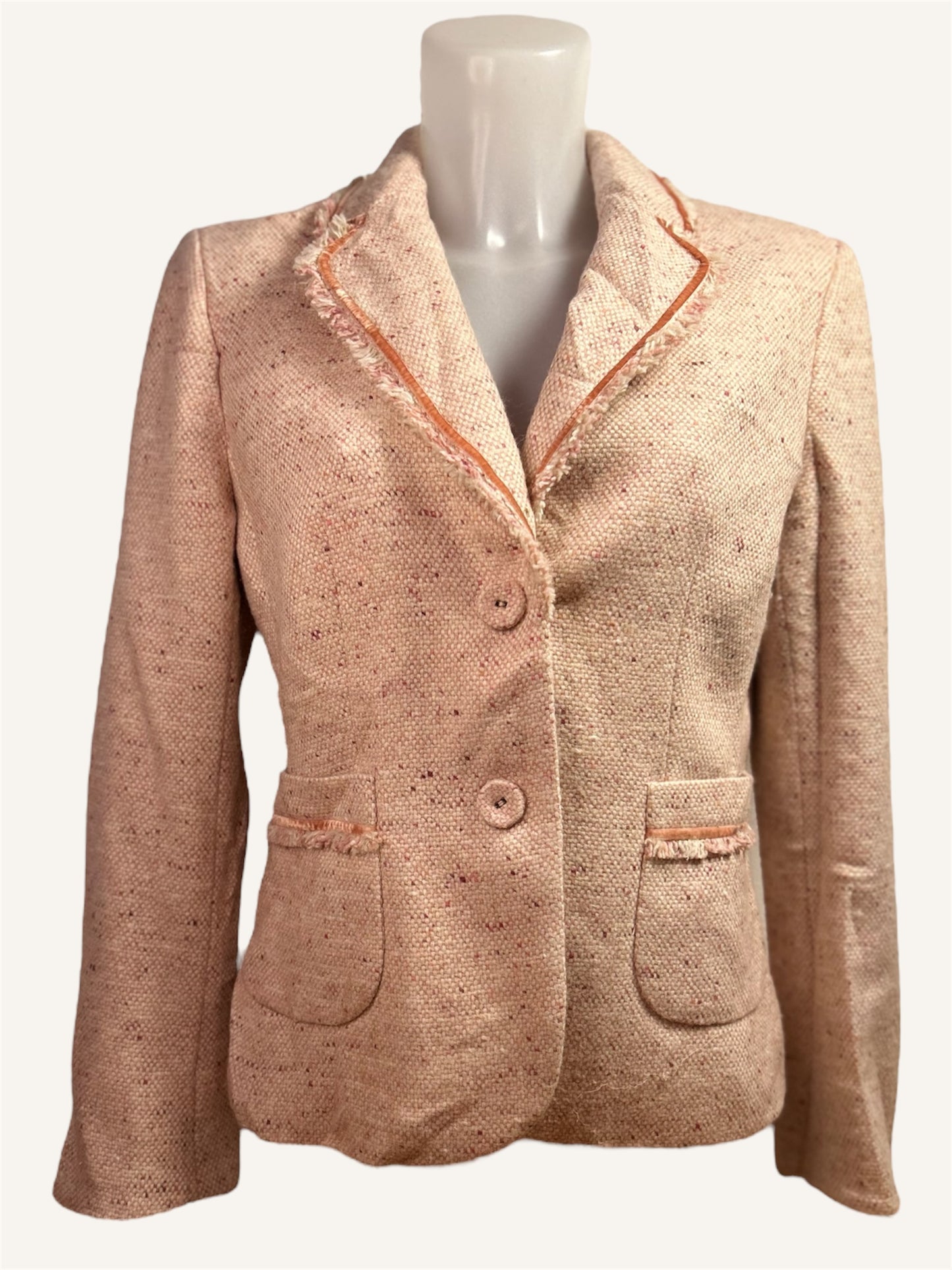 BLAZER À DÉTAILS FRANGES - AT STUDIO