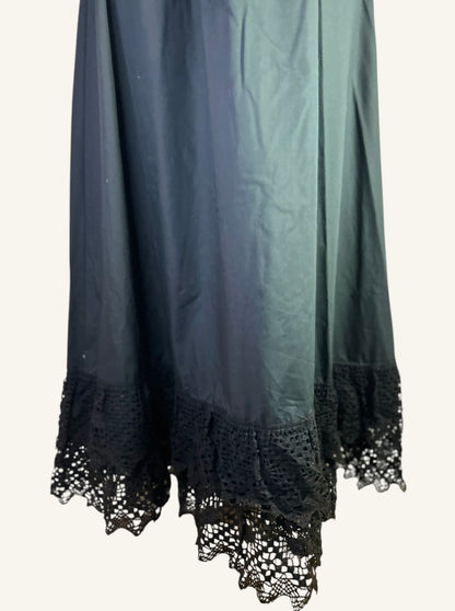 JUPE LONGUE AVEC BRODERIE VINTAGE - COUNTRY LINE