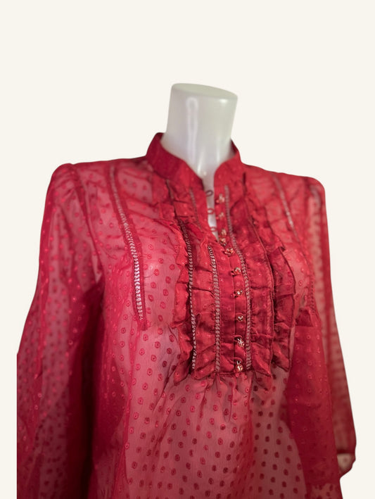 BLOUSE BRODEE À BOUTONS - LINDEX