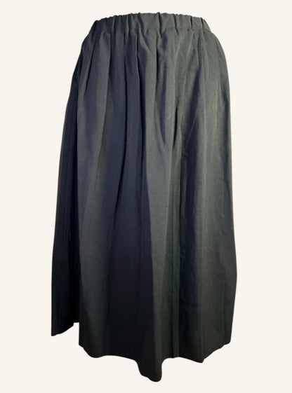 JUPE MI-LONGUE PLISSÉE VINTAGE - AW