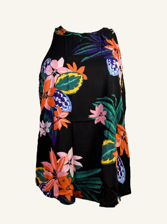 HAUT SANS MANCHE FLEURI - OLD NAVY