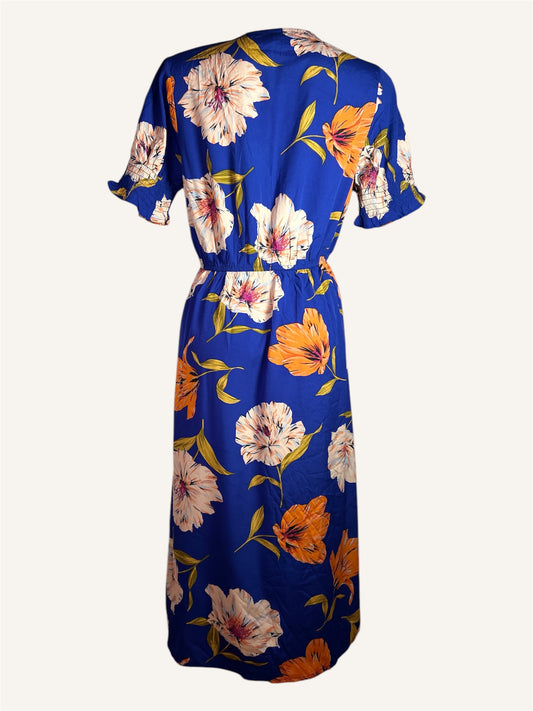 ROBE MI-LONGUE FLEURIE - INFLUENCE