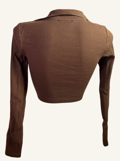 Top de marque Zara à col V
