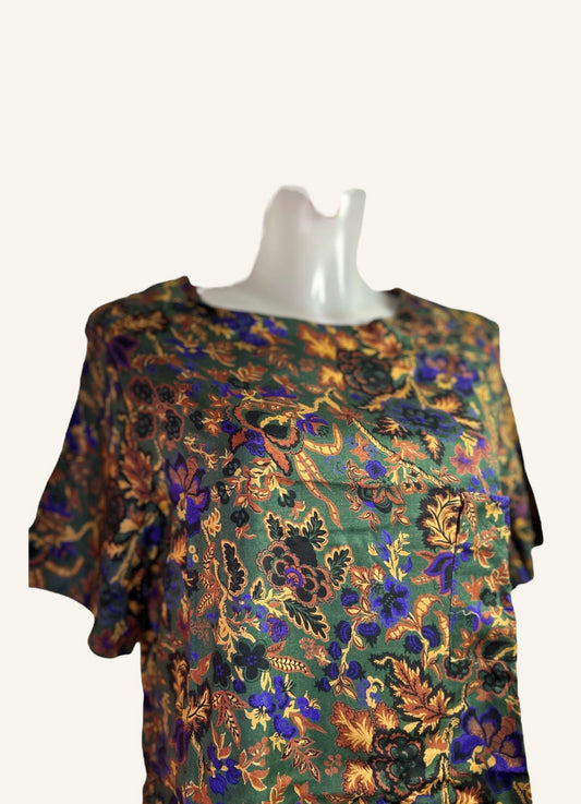 T-SHIRT FLEURI AVEC POCHE À L'AVANT - RADCLIFFE