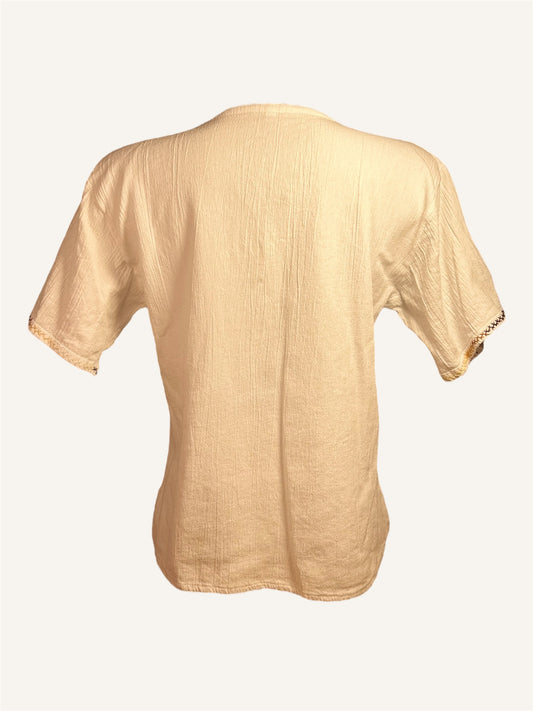 T-SHIRT MANCHE COURTE AVEC BRODERIE