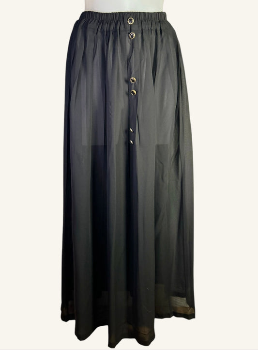 JUPE LONGUE BOUTONNÉE
