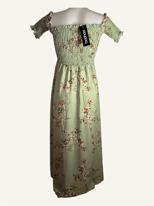 ROBE LONGUE FENDUE - BOOHOO