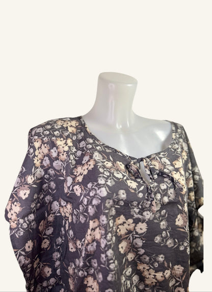 HAUT LARGE FLEURI - SONOHA