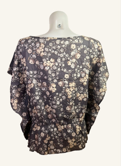 HAUT LARGE FLEURI - SONOHA