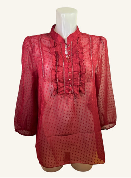 BLOUSE BRODEE À BOUTONS - LINDEX