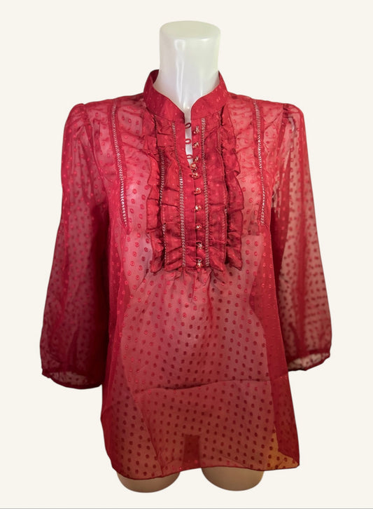 BLOUSE BRODEE À BOUTONS - LINDEX