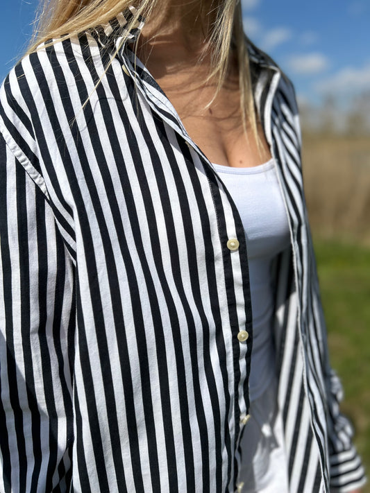 CHEMISE FLUIDE À RAYURES - H&M