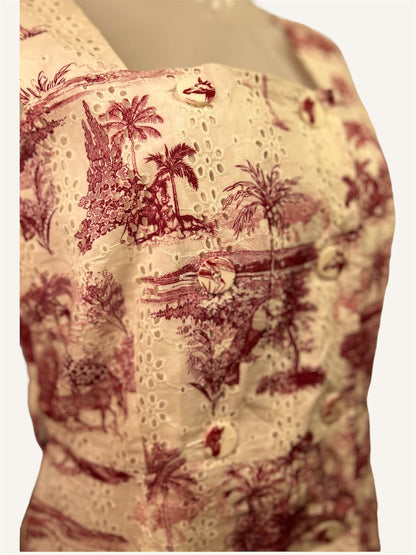 ROBE À MOTIFS - UN JOUR AILLEURS