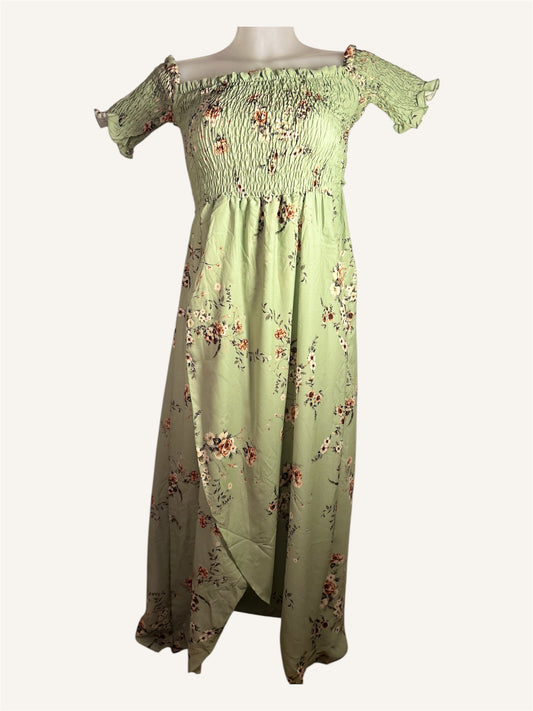ROBE LONGUE FENDUE - BOOHOO