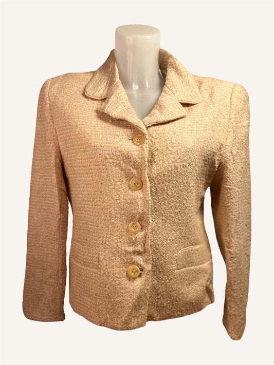 BLAZER COURT À FAUSSES POCHES - VALERIE STEVENS