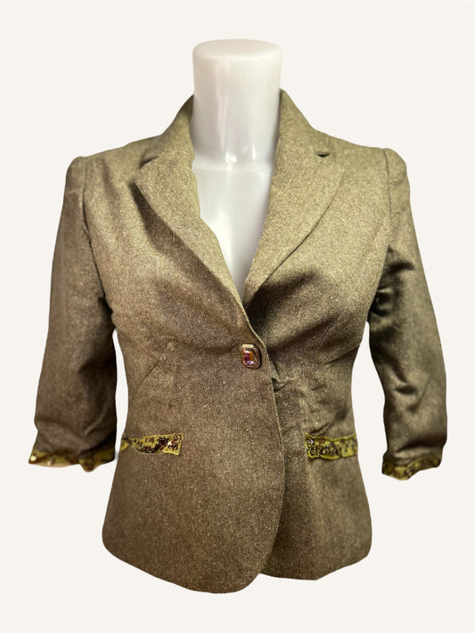 BLAZER AVEC POCHES PAILLETES - PETITE SOPHISTICATE
