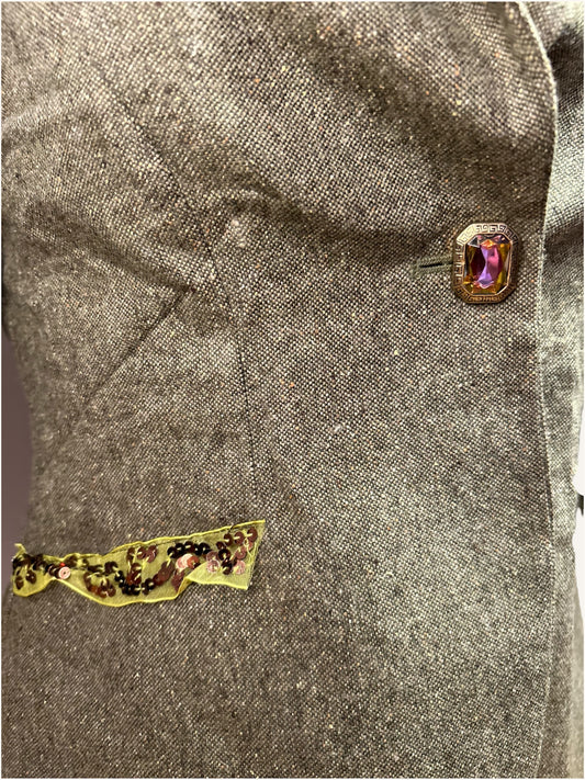 BLAZER AVEC POCHES PAILLETES - PETITE SOPHISTICATE