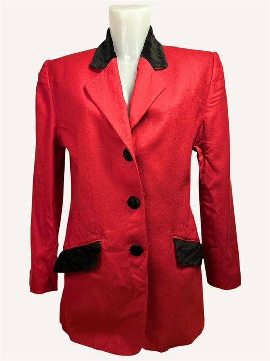 BLAZER À BOUTONS NOIR - AMANDA SMITH