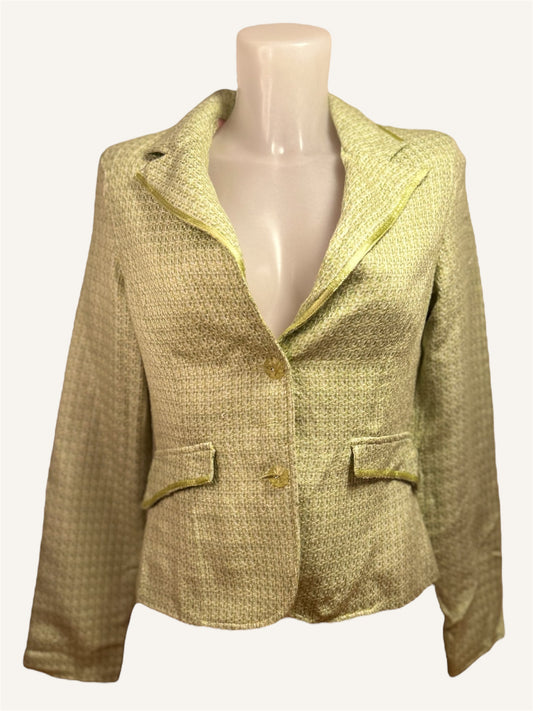 BLAZER COURT À DÉTAILS SATINÉS - HOTKISS