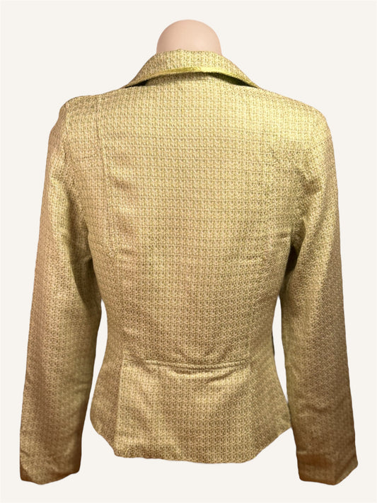 BLAZER COURT À DÉTAILS SATINÉS - HOTKISS